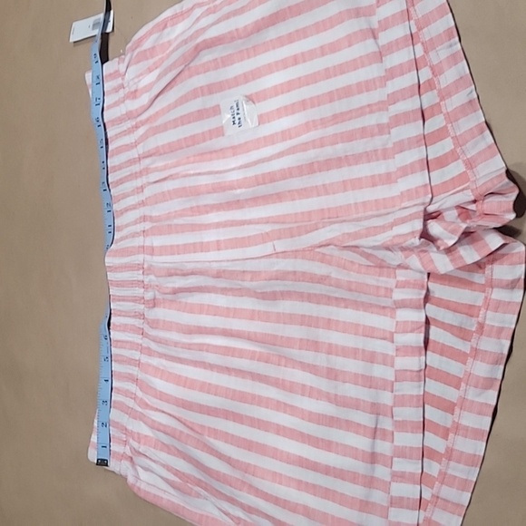 Old Navy Size 2X High Rise Striped Linen Blend Shorts, NEW with Tag - Picture 5 of 13